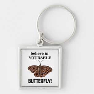 Butterfly Believe In Yourself Butterfly Key Ring