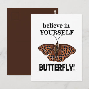 Butterfly Believe In Yourself Postcard