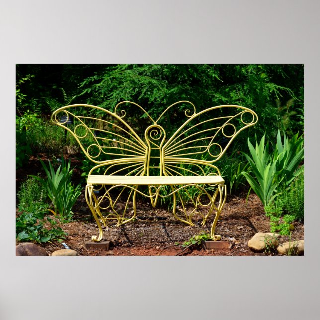 Butterfly Bench Chair Poster (Front)