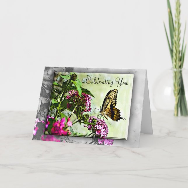 Butterfly Birthday Card (Front)