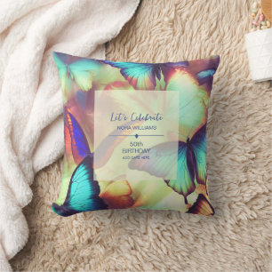 Butterfly Birthday  Cushion