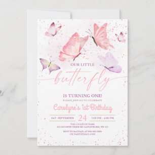 Butterfly Birthday Invitation