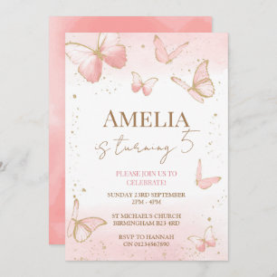 Butterfly Birthday Invitation