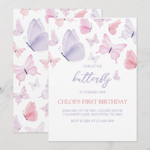 Butterfly Birthday Invitation