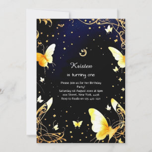 Butterfly Birthday Invitation