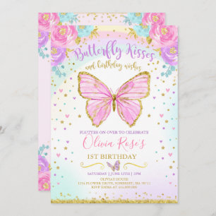 Butterfly Birthday Invitation Butterfly Party