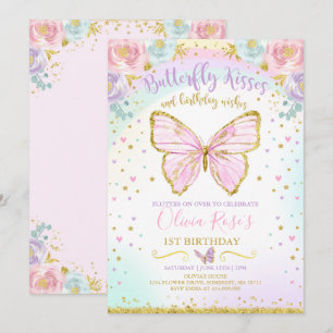 Butterfly Birthday Invitation Butterfly Party