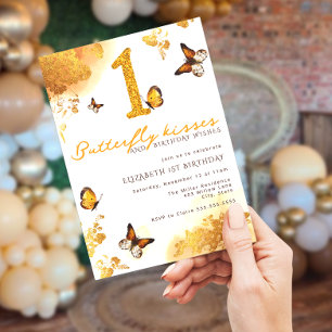 Butterfly Birthday Party Invitation