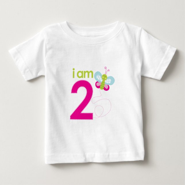Butterfly birthday Tshirt (Front)