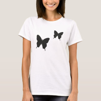 Butterfly Black and White Modern Romantic Top