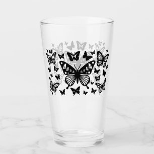 Butterfly Blessing in Black Glass