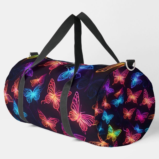 Butterfly Bliss Duffle Bag  (Left Corner)