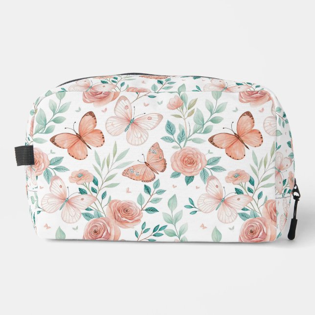Butterfly Bloom Cosmetic Dopp Kit (Front)