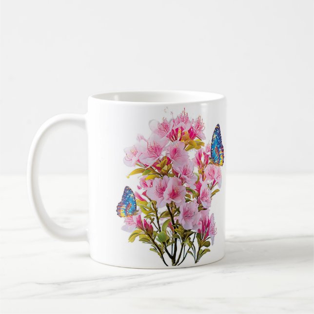 Butterfly Blooms Coffee Mug (Left)