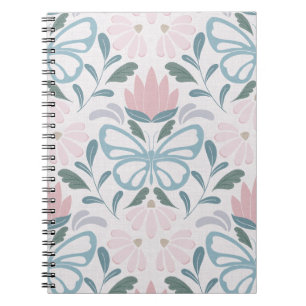 Butterfly Blooms (Large Scale) Notebook