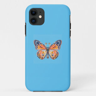 Butterfly blue Case-Mate iPhone case