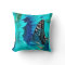 Butterfly Blue Decorative Throw Pillow