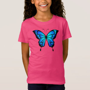 Butterfly Blue Insect Illustration-20284 T-Shirt