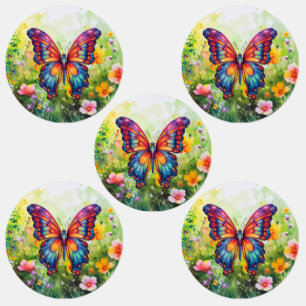 Butterfly Blue Orange Wings Clothing