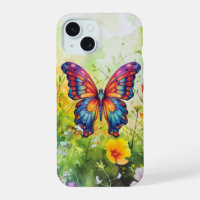 Butterfly Blue Orange Wings