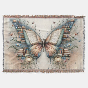 Butterfly Book Blanket   Cottagecore Fairycore