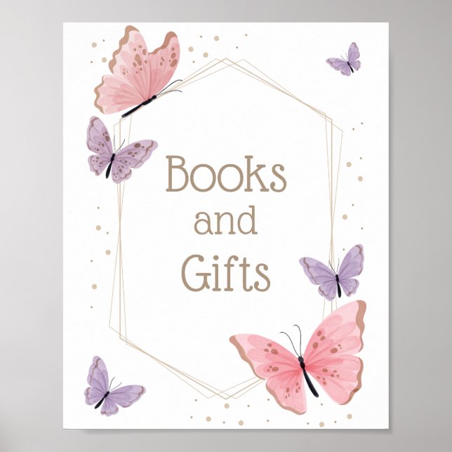 Butterfly Books and Gifts Sign (Front)