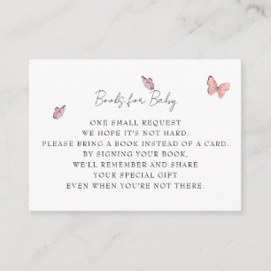 Butterfly Books for Baby Enclosure Card