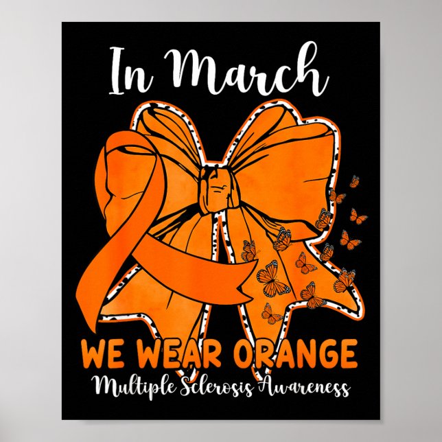 Butterfly bow in march wear orange multiple poster (Front)