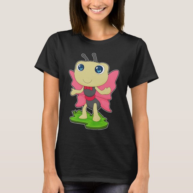 Butterfly Bow tie T-Shirt (Front)