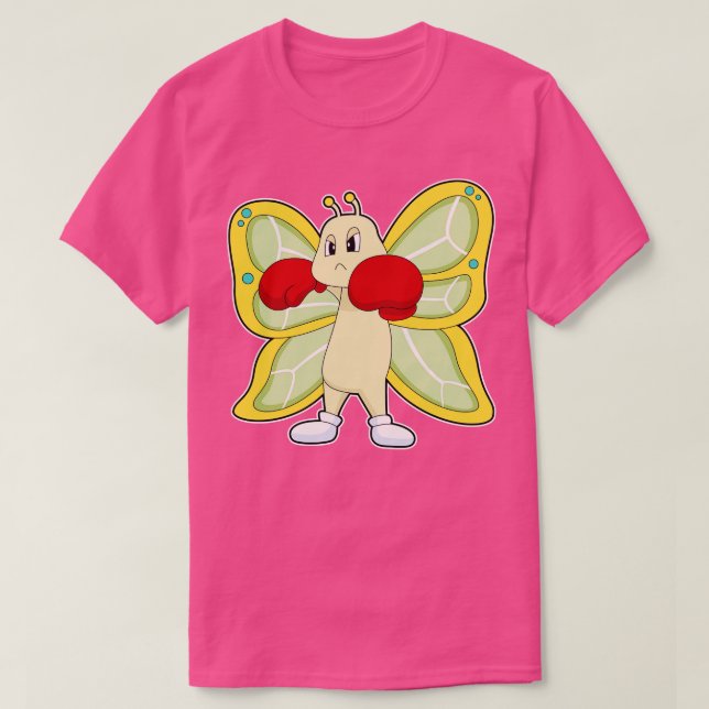 Butterfly Boxer Boxing gloves T-Shirt (Design Front)