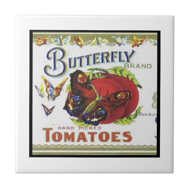 Butterfly Brand Tomatoes Tile (Front)