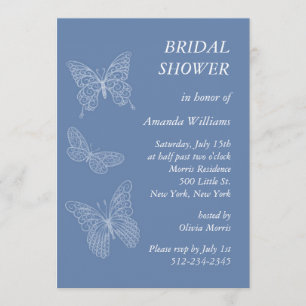 Butterfly Bridal Shower Invitation