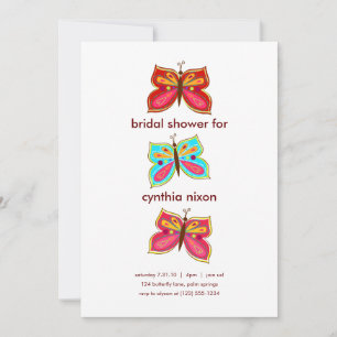 Butterfly Bridal Shower Invitations