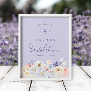 Butterfly Bridal Shower Poster