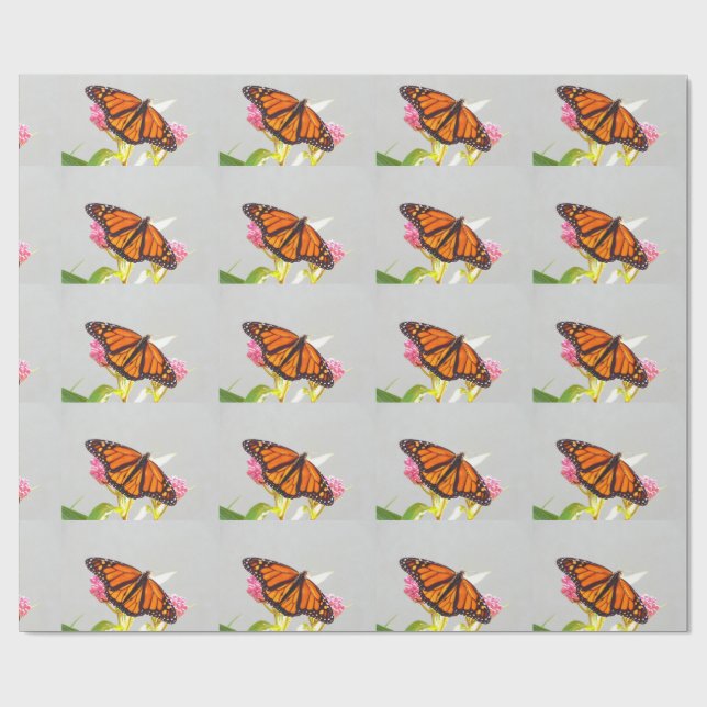Butterfly Bright Wrapping Paper (Flat)