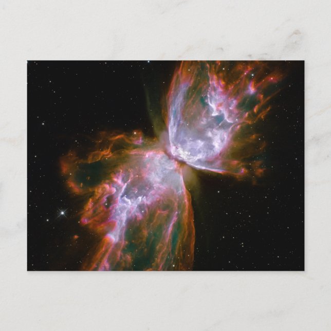 Butterfly / Bug Nebula Hubble Space Postcard (Front)