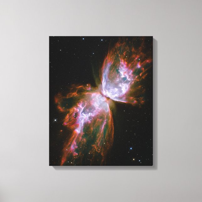 Butterfly / Bug Nebula (Hubble Telescope) Canvas Print (Front)