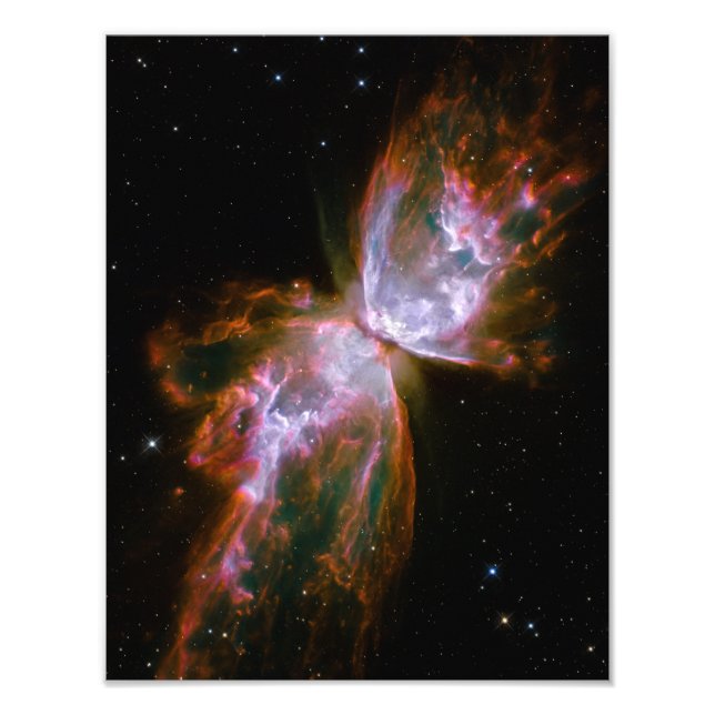 Butterfly / Bug Nebula (Hubble Telescope) Photo Print (Front)