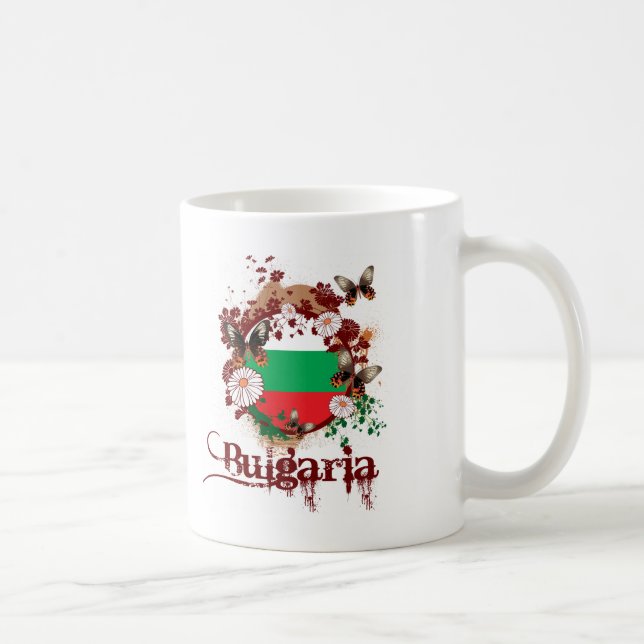 Butterfly Bulgaria Coffee Mug (Right)