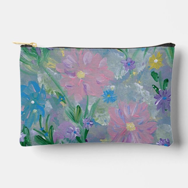 Butterfly Bush Floral Accessories Pouch (Front)