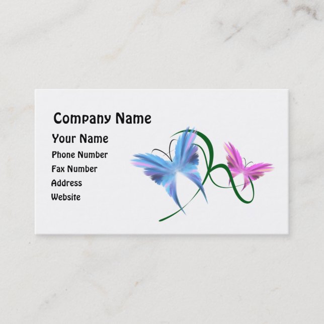 Butterfly Business Card (Front)