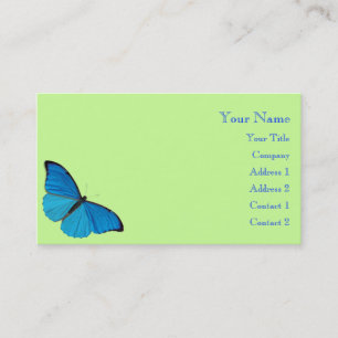 Butterfly Business Card