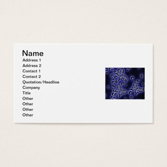 BUTTERFLY BUSINESS CARD