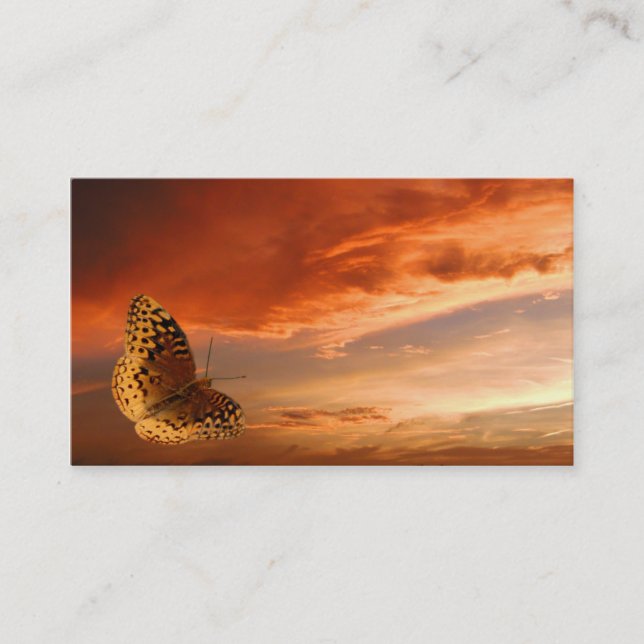 Butterfly business card (Front)