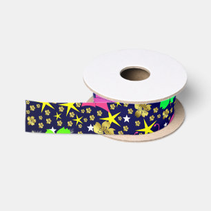 butterfly, butterflies, colourful, shiny, satin ribbon