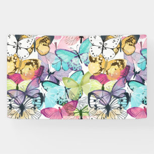 Butterfly Butterflies Pattern Banner