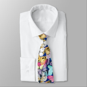 Butterfly Butterflies Pattern Tie
