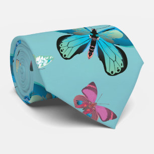 Butterfly Butterflies Pattern Tie