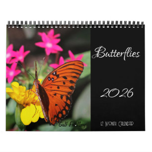 Butterfly Calendar 2026