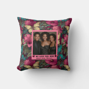 Butterfly Camo Best Stepmom Rustic Decor Cushion